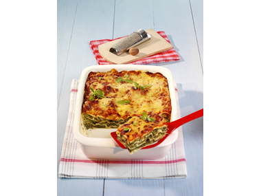 Vegetarische Spinat-Lasagne